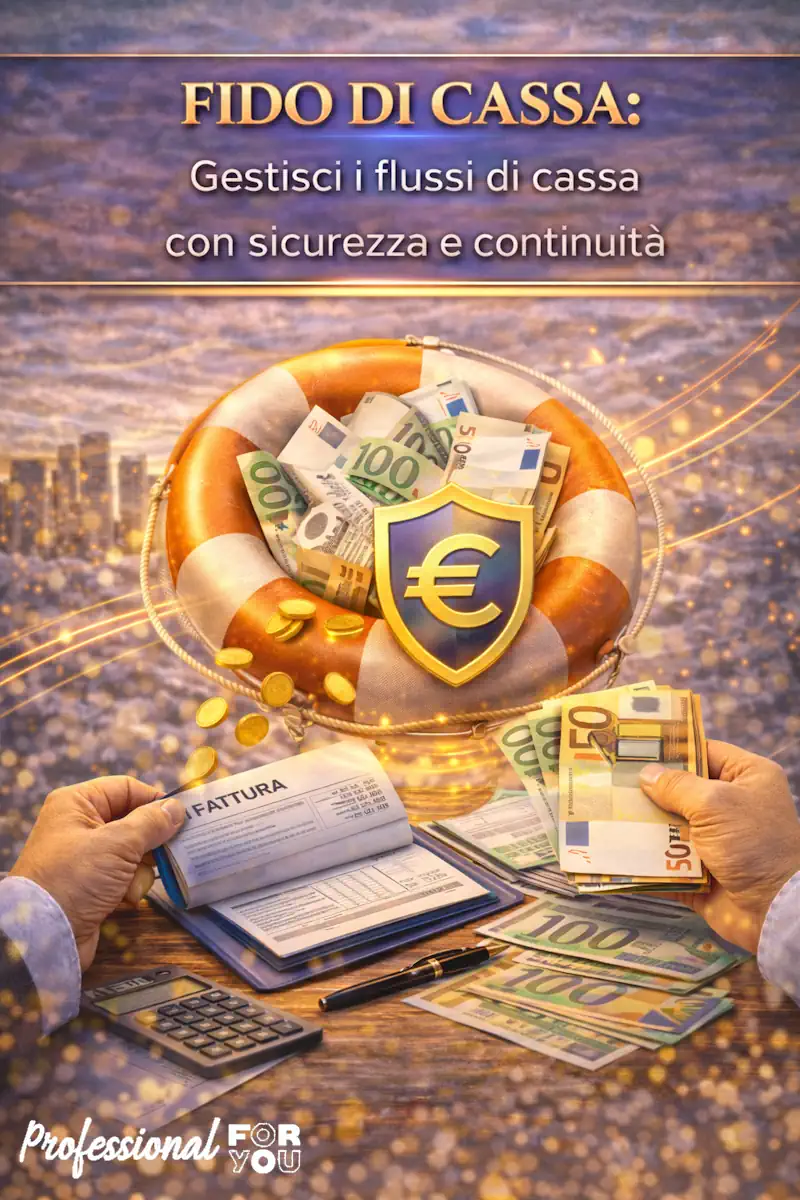 Fido di cassa per aziende con gestione della liquidità e flussi di cassa continui e sicuri