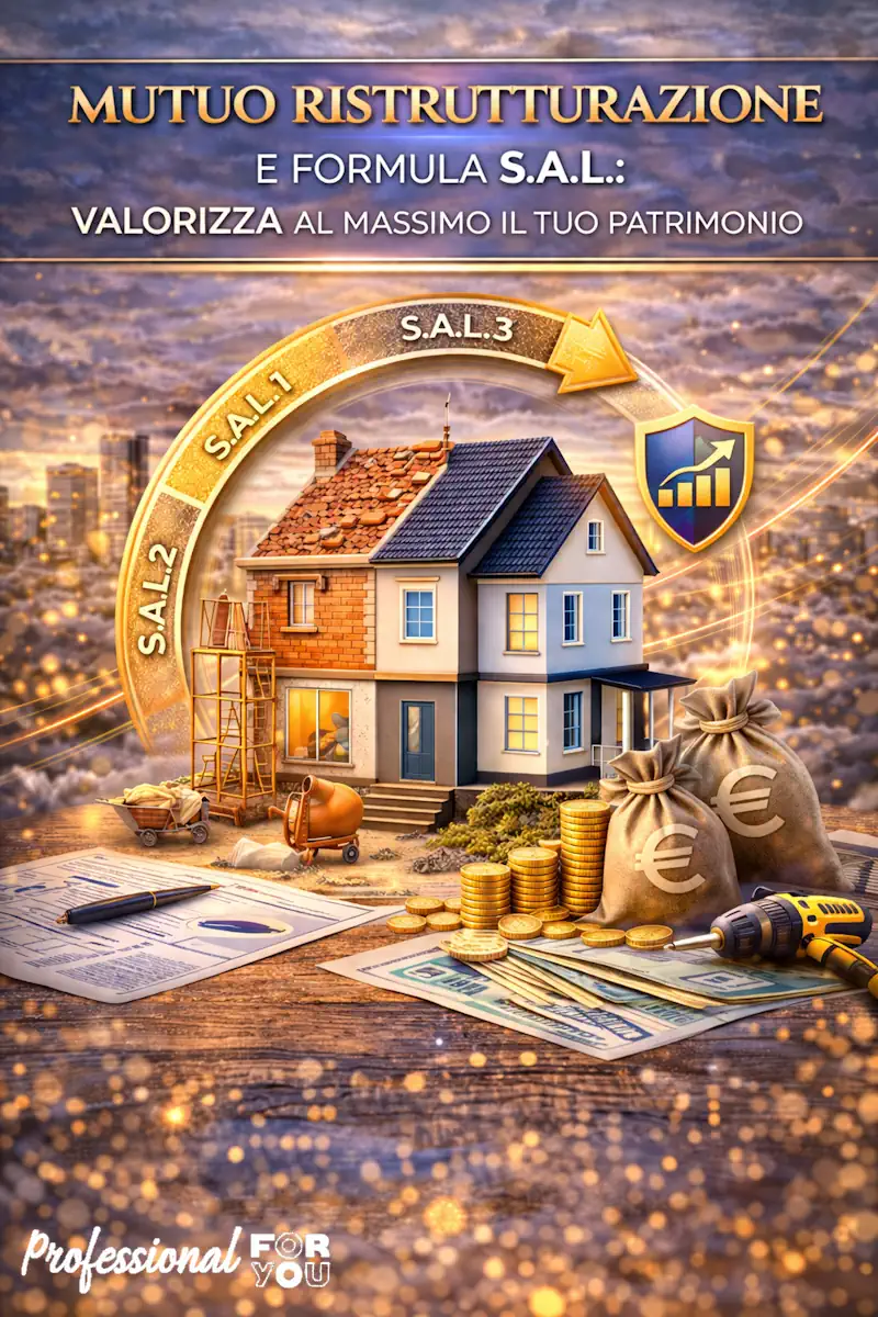 Mutui per ristrutturazione con formula SAL per lavori edilizi e valorizzazione dell’immobile