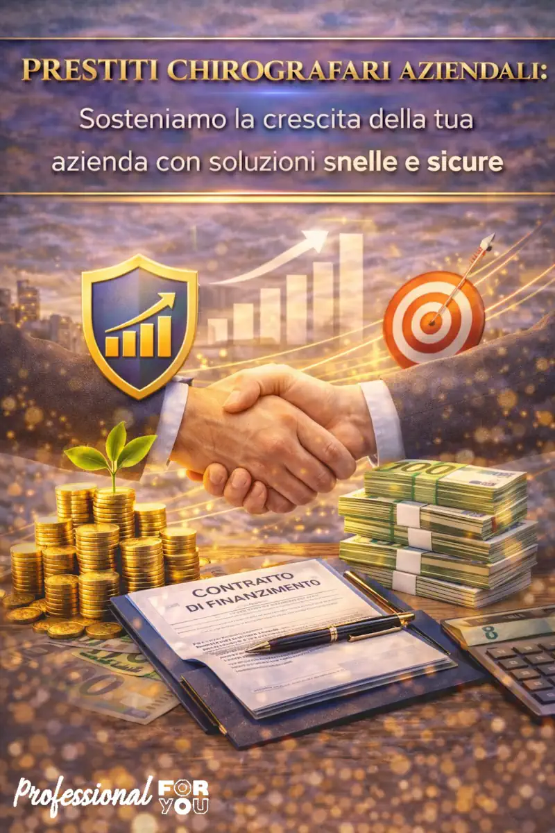 Prestiti chirografari aziendali per ottenere liquidità senza garanzie e sostenere la crescita dell’impresa